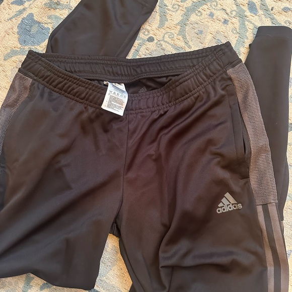 Adidas Black Track Pants - Picture 1 of 2